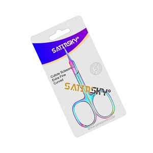 Ciseaux professionnels pour ongles des doigts et des orteils, droits, en acier inoxydable, avec manche en céramique, qualité supérieure pour manucure et cuticules - Product Image 5