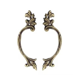 Poignées de porte en métal bronze antique touche classique avec construction solide pour les conceptions de porte rustiques poignées de traction décoratives - Product Image 1