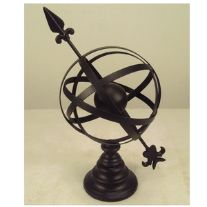 Black Color World Globe With Base For Home Office <b>Table</b> <b>Top</b> <b>Decorative</b> - Product Image 6