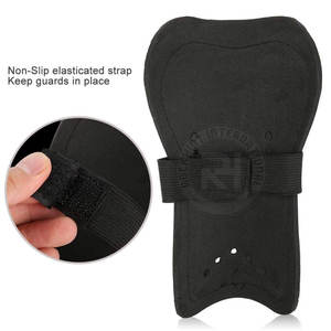 Protège-tibias de sécurité de boxe de haute qualité Protège-tibias de protection des pieds Protège-tibias en cuir MMA - Product Image 6