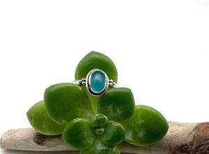 แหวนเงินแท้ 925 ชุบโรเดียม งานแฮนด์เมด สไตล์โบฮีเมียน ประดับพลอยแคลเซโดนี สำหรับผู้หญิง เหมาะเป็นของขวัญ - Product Image 4