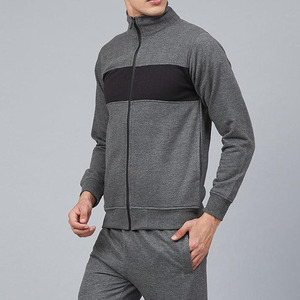 Chándal de invierno informal para hombre, conjunto de dos piezas, chándal para correr, chaqueta con cremallera, chándal a juego para hombre - Product Image 5