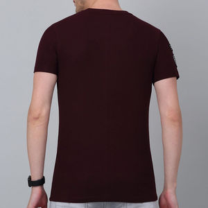 Superventas profesional al por mayor tasa camiseta hombres 100% algodón cuello redondo logotipo personalizado diseño último diseño hombres camiseta Venta caliente - Product Image 5