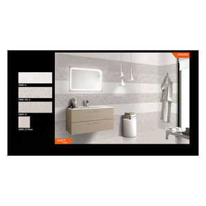 Carreaux de mur en céramique de style moderne au fini mat du fournisseur indien pour décor de salle de bain Stock disponible pour usage intérieur dans les toilettes - Product Image 2