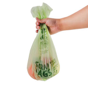 Eco Friendly Wholesale <b>Compostable</b> Sustainable Corn Starch Made Custom Printed Biodegradable Carrier <b>Bag</b> - Product Image 1