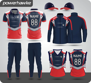 Uniforme de cricket Prohawke avec couleur de taille de logo de nom d'équipe de conception imprimée personnalisée pour les garçons adultes - Product Image 1