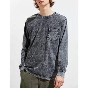 เสื้อยืดวินเทจแอซิดกรดซักเสื้อยืดสำหรับผู้ชายพิมพ์ลายกรดซักได้บ็อกซี่แอซิดเสื้อยืดพอดีตัวพร้อมสกรีนลายทั่ว - Product Image 3