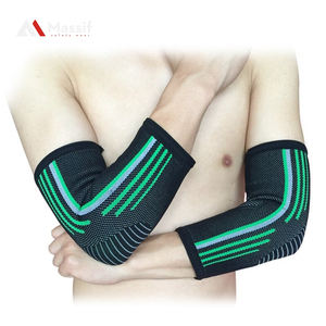 Venta al por mayor fabricante logotipo personalizado impresión levantamiento de pesas neopreno codo manga para levantamiento de pesas Powerlifting - Product Image 1