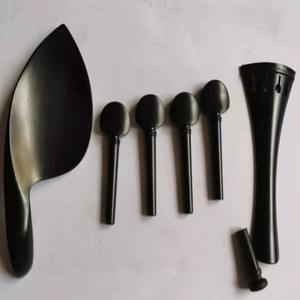 Piezas de Violín de Alta Calidad al por Mayor, Clavijas de Palisandro, Fondo/Lados de Arce, Tapa de Abeto, Arco de Madera de Brasil, Accesorios para Violín - Product Image 3