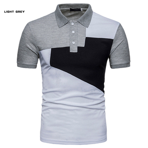 Camisetas personalizadas de algodón y poliéster, polos de 3 tonos, 65, 35, venta al por mayor - Product Image 2