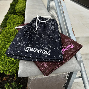 New Arrival Factory Direct Stitched Embroidered <b>Mens</b> Basketball bsci summer basketball <b>shorts</b> Pocket Retro bsci <b>Short</b> - Product Image 3