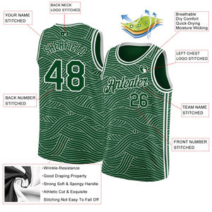 Personalizado Reversible Baloncesto Jersey Diseño Sublimación Baloncesto Uniforme Malla Secado rápido Hecho en Pakistán Transpirable - Product Image 2