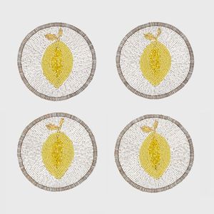 Halloween Design Handcraft <b>Beaded</b> Embroidery 4 Set <b>Coaster</b> Unique Cuteness Stylish And Fancy Premium elegant <b>coaster</b> design - Product Image 6