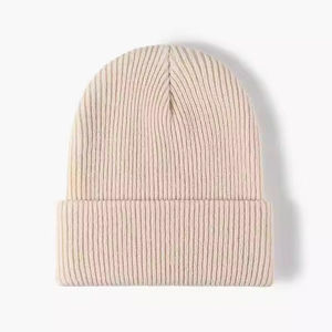 Bonnets personnalisés en acrylique pliés pour l'hiver Bonnet en tricot de haute qualité Bonnet d'hiver personnalisé pour l'hiver Vente en gros - Product Image 1