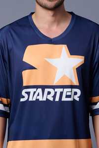 เสื้อเจอร์ซีย์สำหรับทั้งชายและหญิงผ้าเจอร์ซี่มือโปรเสื้อโอเวอร์ไซส์คอวีตาข่ายสไตล์ย้อนยุคพิมพ์ซับลิเมชัน Y2K สตรีทแวร์ตัวเลขกราฟิก - Product Image 6