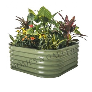 Vente chaude nouveau lit de jardin surélevé en métal galvanisé extérieur en métal surélevé jardin pliant jardinière utilisation de plantes et de légumes - Product Image 2