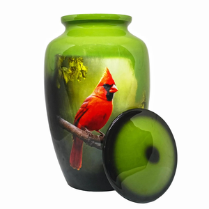 Urnes de crémation Design Colibri Urnes commémoratives en aluminium Souvenir et tailles adultes Étanche Gravable - Product Image 4