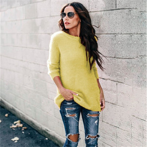 <span class=keywords><strong>Pull</strong></span> en maille à blocs de couleur pour <span class=keywords><strong>femme</strong></span>, nouvelle collection automne 2026, best-seller transfrontalier sur <span class=keywords><strong>AliExpress</strong></span> (EU/US) - Product Image 3