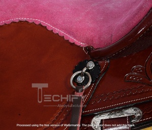 Selle de course de baril occidentale légère, équipement équestre haut de gamme, accessoires pour chevaux, produit équestre - Product Image 5