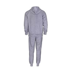 Chándales de manga larga para hombre, ropa deportiva masculina, de Color liso, con logotipo personalizado, bordado, de algodón, con cremallera - Product Image 3
