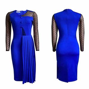 Vestido de tubo profesional de poliéster Spandex con elegante ajuste a medida y estiramiento cómodo para atuendo de negocios durante todo el día - Product Image 5