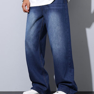 ¡Novedad de 2025! Pantalones vaqueros de gran tamaño para hombre de corte Regular, prendas de vestir, tarifa al por mayor, pantalones de gran tamaño para hombre de la mejor calidad, precio razonable - Product Image 3