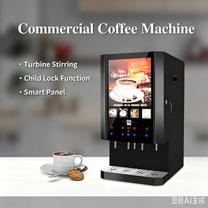 <span class=keywords><strong>Machine</strong></span> à café instantanée électrique commerciale, quatre saveurs, boîtier en acier inoxydable, utilisation en <span class=keywords><strong>voiture</strong></span>, hôtel, prise américaine - pour les cafés, les bureaux - Product Image 4