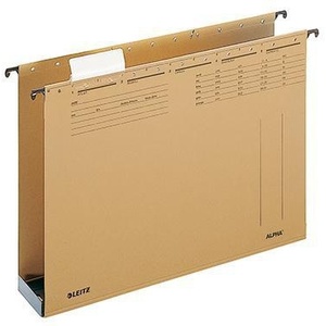 Leitz ALPHA DIN <b>A4</b> Hanging File Holder 100% Recycled Natural Brown Cardboard-File <b>Folder</b> Accessory - Product Image 1