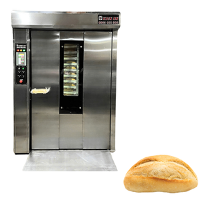Horno rotativo de 32 bandejas de buena calidad con carro Altuntop de hierro de acero inoxidable para restaurante Gas comercial Pizza horno Kien An - Product Image 1