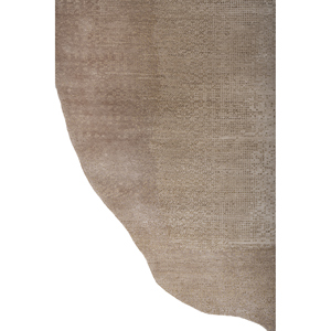 Alfombra Entropy de Lana y Seda de Bambú Anudada a Mano de Gran Tamaño, Color Beige y Marrón Sólido para el Hogar o el Pasillo -Esk-1588 - Product Image 4