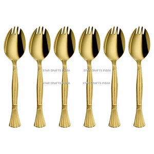 Nouvel ensemble de couverts en acier inoxydable argenté au design unique, ensemble de couverts royaux de haute qualité pour restaurant, maison de mariage - Product Image 3