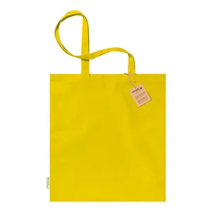 Sac fourre-tout promotionnel écologique en coton biologique Borough pour les achats de gadgets - Product Image 5