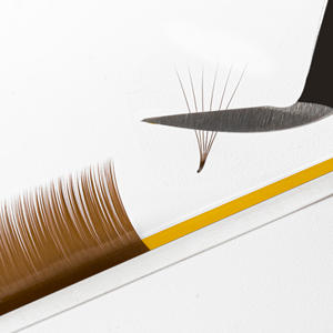 High-end pbt dark <b>brown</b> <b>lash</b> trays featherlight russian volume eyelashes <b>brown</b> wholesale <b>lash</b> packaging - Product Image 1