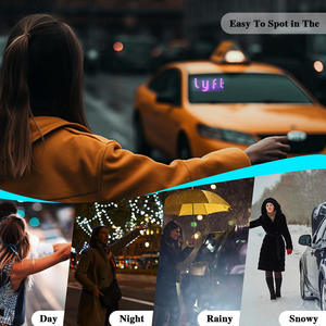 Nouvelle lumière de taxi universelle LED USB pour décorations de voiture, accessoires de conversion de couleur - Product Image 2