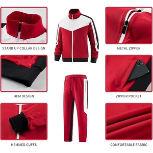 Ensembles de survêtements à manches longues personnalisables Vente en gros Service OEM Survêtements personnalisables automatisés pour adultes et jeunes - Product Image 4