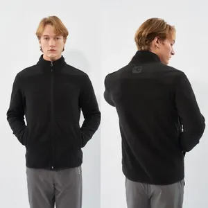 Veste polaire légère et durable Fermeture éclair décontractée pour les affaires en plein air écologique avec poches avant - Product Image 2