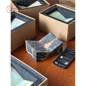 Wholesale Luxury Marble <b>Book</b> Stand Elegant Design Bookends Home Decoration Solid Marble Bookend For School and Study Room Usage - Product Image 3