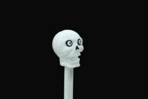 14inch Halloween <b>Skull</b> Solar Stake for Garden Collection <b>Decorative</b> Light Outdoor Home <b>Decoration</b> Spooky Yard Pathway - Product Image 3