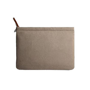 Premium Leather and <b>Canvas</b> <b>Laptop</b> Sleeve Cover Office Work and Traveling Case with Zipper Pocket <b>Laptop</b> <b>Bags</b> & Covers - Product Image 1
