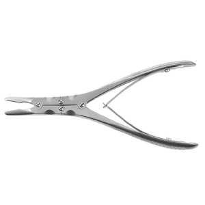 Hueso Rongeur Beyer 180mm Longitud total Recta 3mm Mordida Compuesto Acción Hueso Rongeur Instrumento quirúrgico - Product Image 1