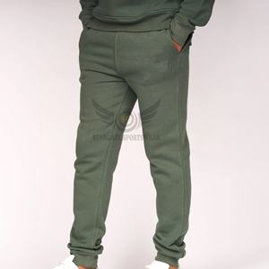 Ensemble de vêtements de sport en polaire lourde avec logo 3D personnalisé Pantalon de survêtement à capuche sérigraphié de haute qualité pour survêtement à impression bouffante - Product Image 5