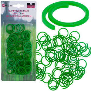 Fastening Clips 50-Piece Set Plastic-Coated Garden Tools-PP 3 cm Diameter Plant Hangers for <b>Tomatoes</b> - Product Image 1