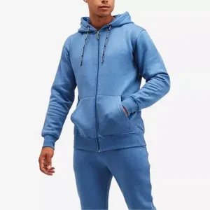 Trajes de alta calidad para hombre, ropa deportiva personalizada para correr, sudadera con cremallera y pantalones de chándal, novedad, venta al por mayor - Product Image 3