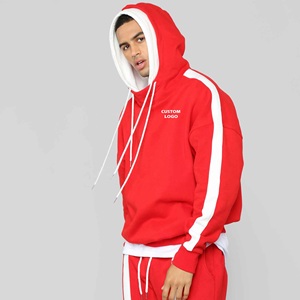 Plus Size Wholesale Bleached Lined Loose Fit Autumn <b>Hoodie</b> 3D Printed Maple Leaf <b>Anime</b> Men Plus Size Custom Logo - Product Image 3