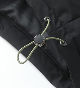 Parka de invierno de estilo callejero ligero personalizable 2024, chaqueta cálida para hombres y mujeres, Cuello acolchado con soporte, alta calidad - Product Image 4