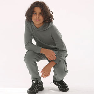 Trajes Deportivos Cargo para Hombre Adulto, Color Gris, Sudadera de Manga Larga, Talla Grande, Ropa de Moda, Trajes Deportivos Ajustados para Invierno - Product Image 4