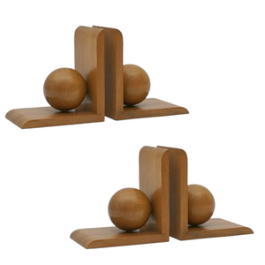 Sujetalibros de madera con logotipo personalizado OEM, estantería con detalles para niños con estilo artístico, suministro a granel para decoración del hogar - Product Image 2