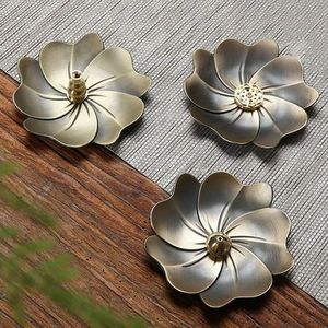 Brûleur d'encens en métal de conception de produits différents bâton de méditation Yoga attrape-cendres brûleur pour la décoration de bureau à domicile - Product Image 2