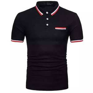 Camiseta personalizada de poliéster y algodón para hombre, Polo con diseño de uniforme de oficina, alta calidad, estampado de Golf - Product Image 4