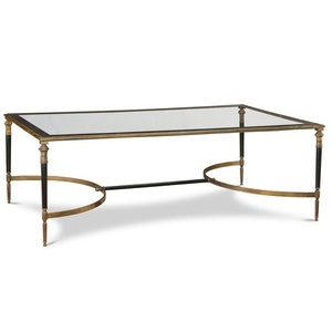 Meubles style salon rond moderne pieds en métal argenté Table d'appoint en métal moderne - Product Image 2